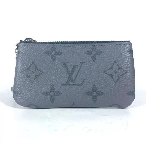 LOUIS VUITTON M80905 MonogramEclipse Pochette cle Coin Case Wallet coin purse - Picture 3 of 13